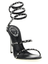René Caovilla Cleo Sandals White/black