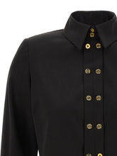 Elisabetta Franchi Cropped Shirt Black