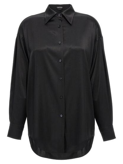 Tom Ford Silk Shirt Black