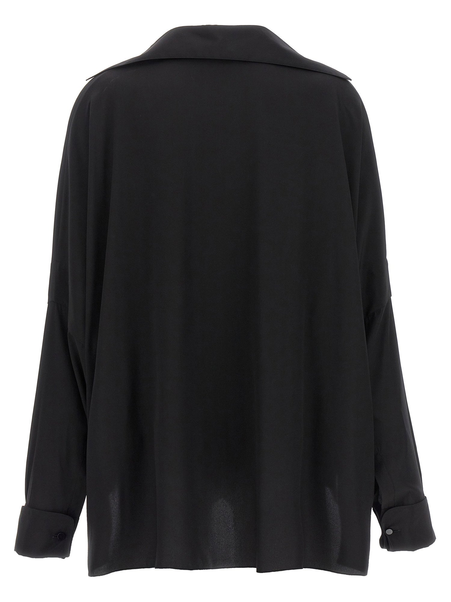 Tom Ford Crepe De Chine Shirt Black