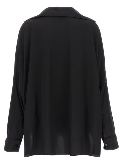 Tom Ford Crepe De Chine Shirt Black