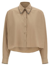 Fabiana Filippi Cropped Shirt Beige