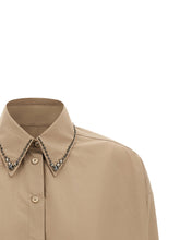 Fabiana Filippi Cropped Shirt Beige