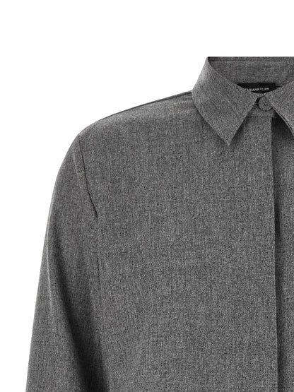 Fabiana Filippi Feather Shirt Gray