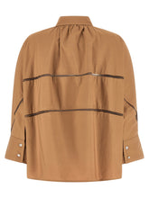 Fabiana Filippi Diamond Thread Shirt Brown