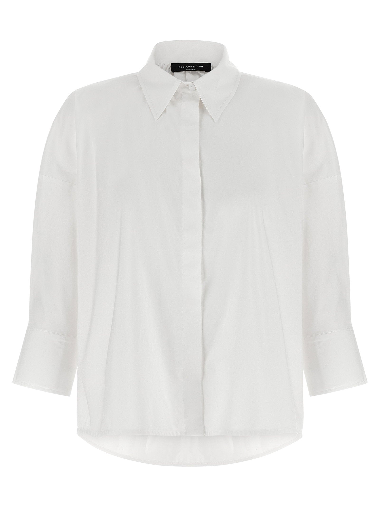 Fabiana Filippi Diamond Thread Shirt White
