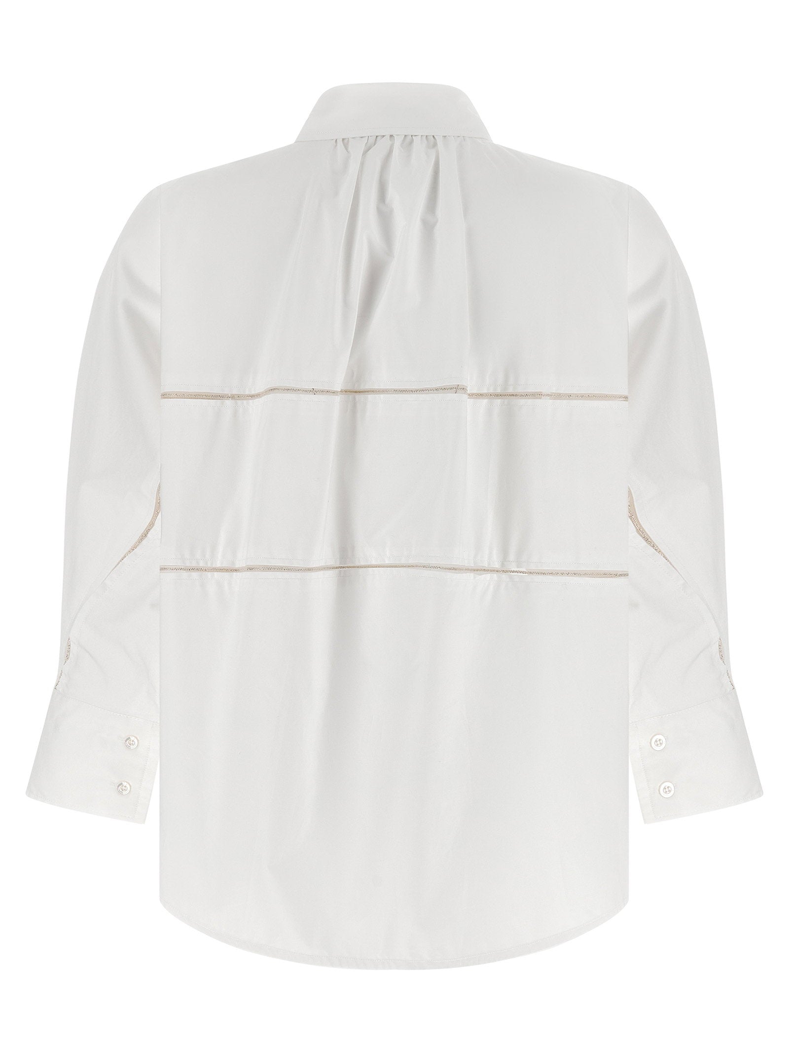 Fabiana Filippi Diamond Thread Shirt White