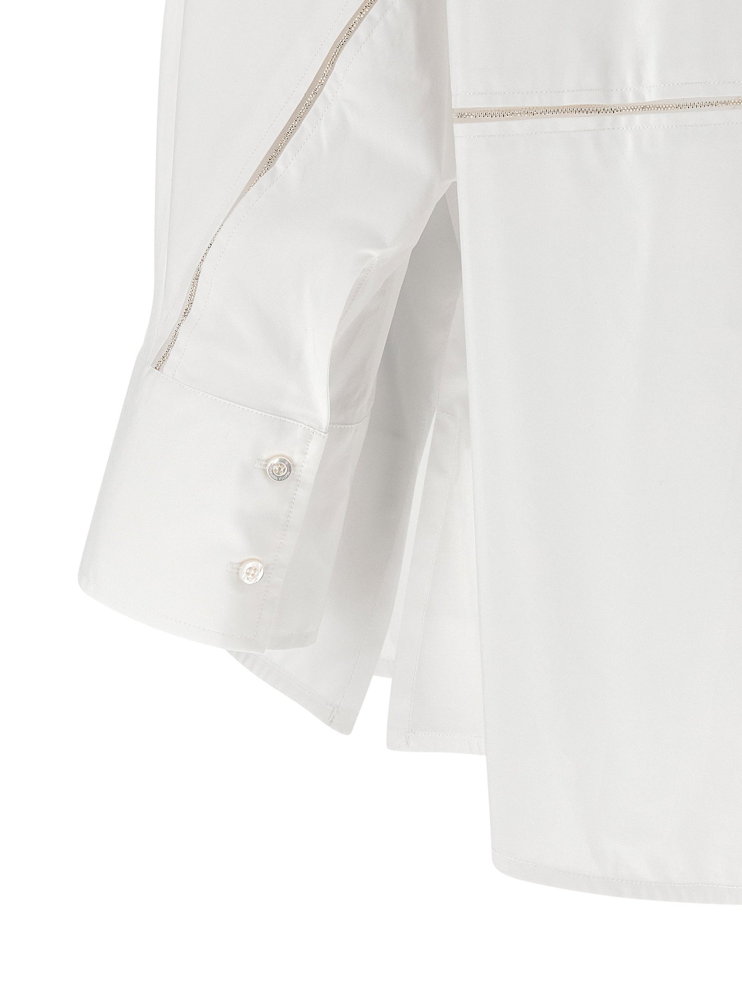 Fabiana Filippi Diamond Thread Shirt White