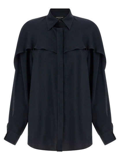 Fabiana Filippi Collar Detail Shirt Blue