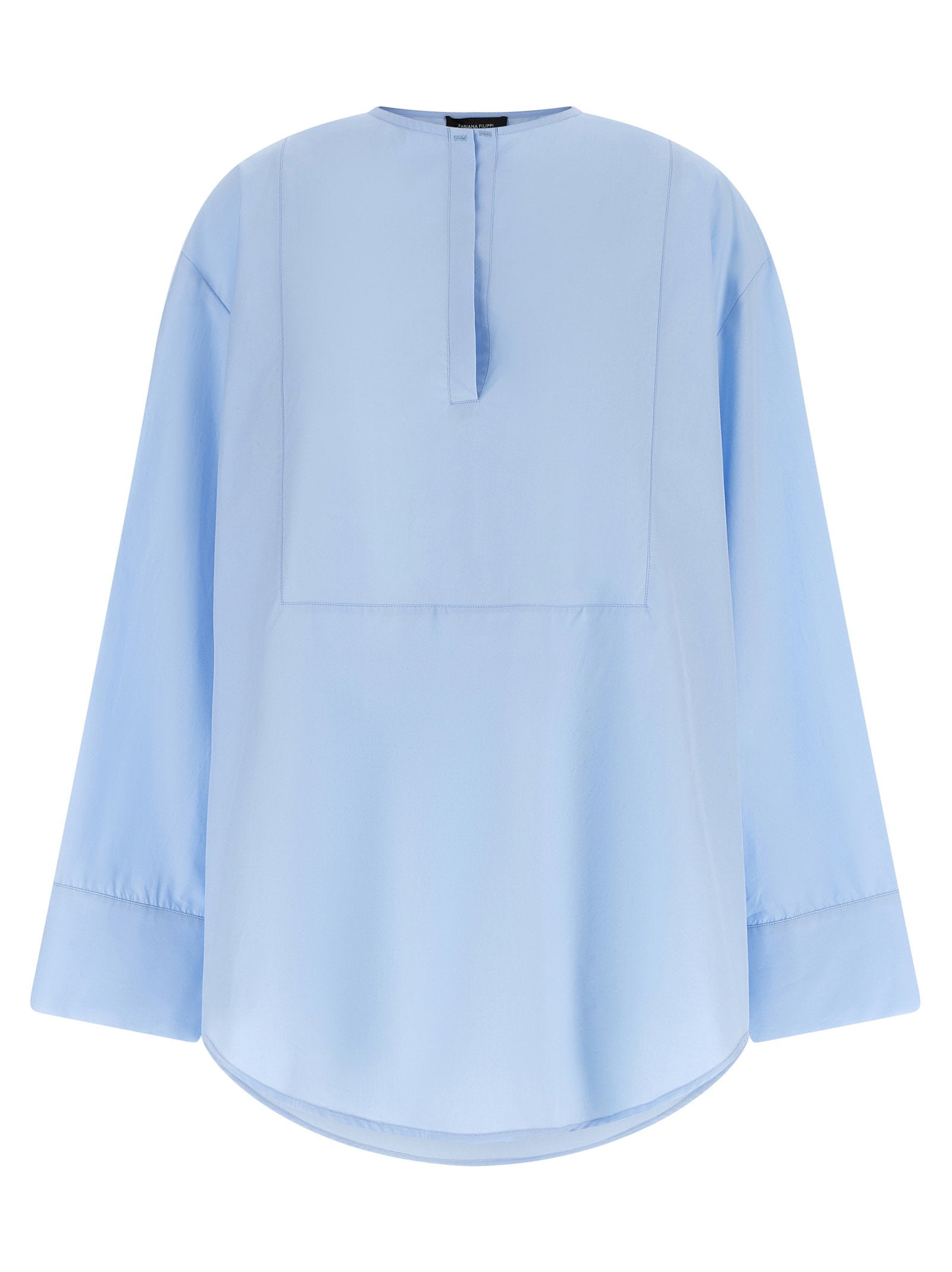 Fabiana Filippi Poplin Shirt Light blue