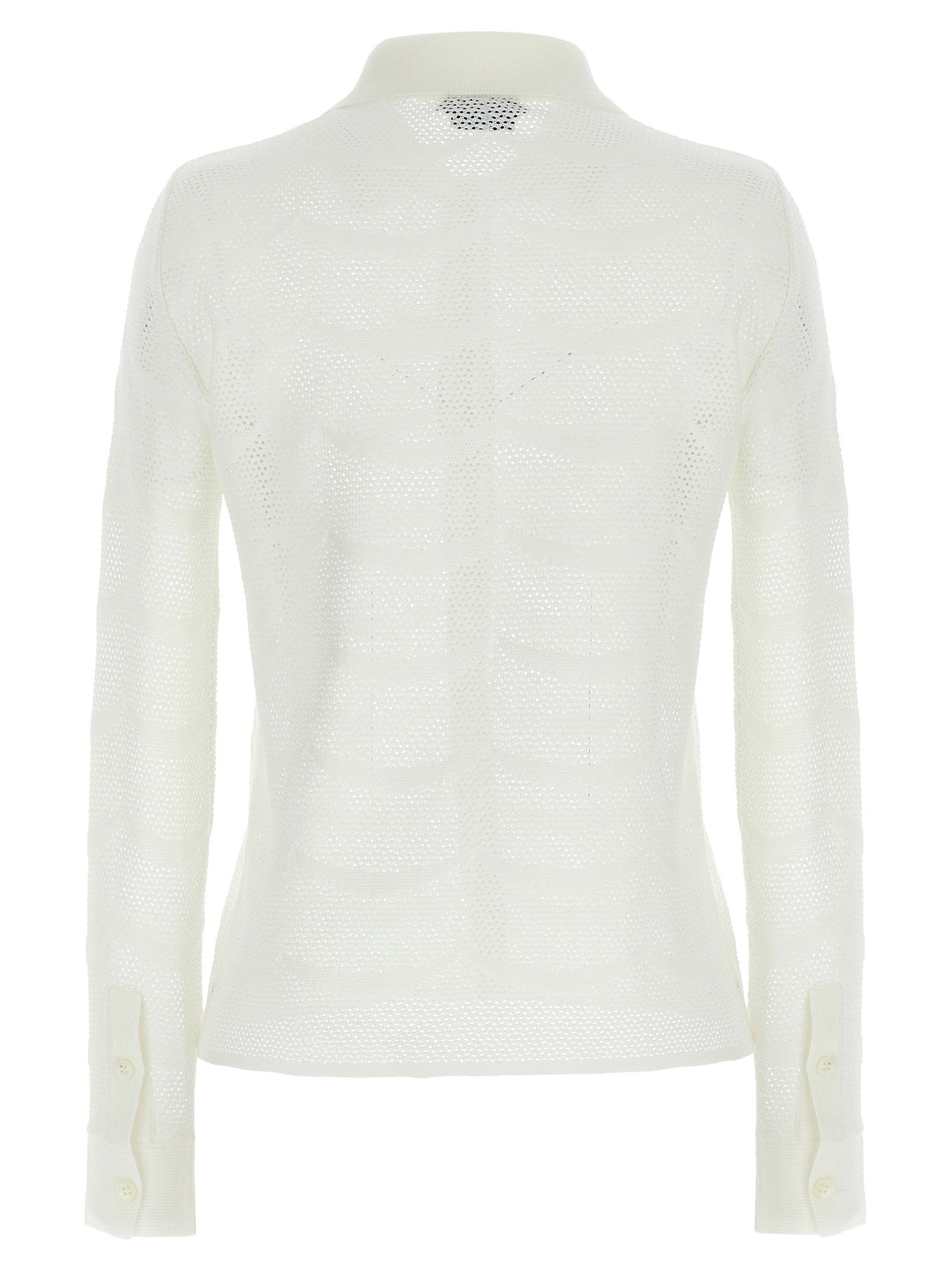 Tom Ford Openwork Cardigan White