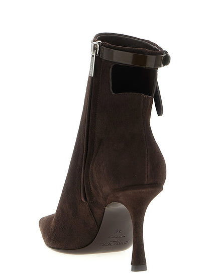 Jimmy Choo Camie Ankle Boots Brown