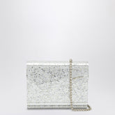 Jimmy Choo Candy Glitter Acrylic Clutch Metal