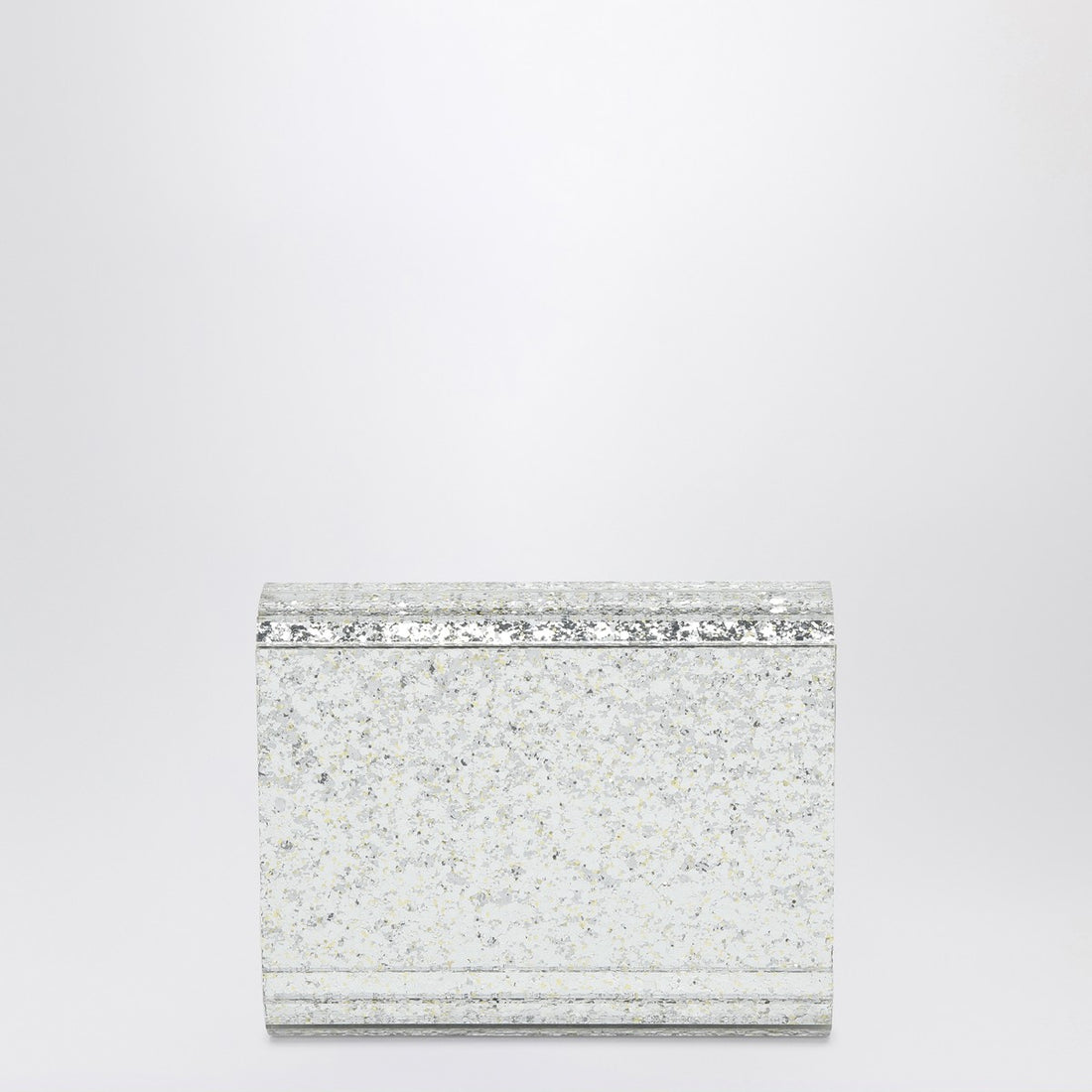 Jimmy Choo Candy Glitter Acrylic Clutch Metal