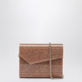 Jimmy Choo Candy Glitter Acrylic Clutch Pink
