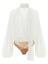Elisabetta Franchi Body Crêponne White