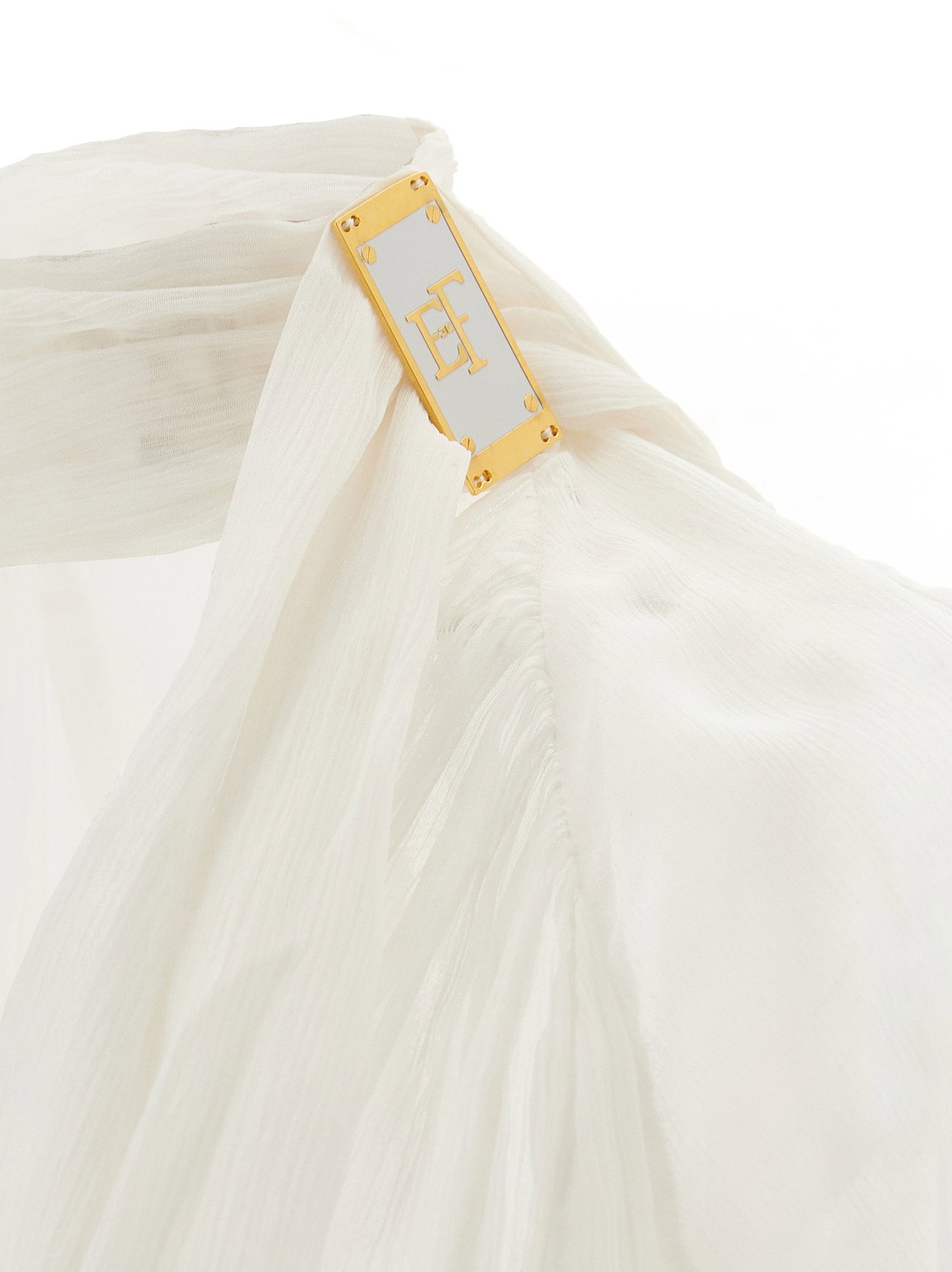 Elisabetta Franchi Body Crêponne White