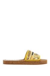 Dolce & Gabbana maiolica espadrille slides