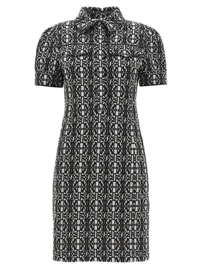 Max Mara Cesy Dress White/black