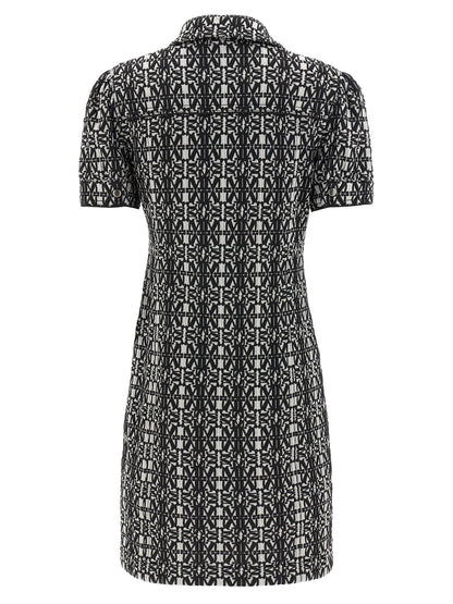 Max Mara Cesy Dress White/black