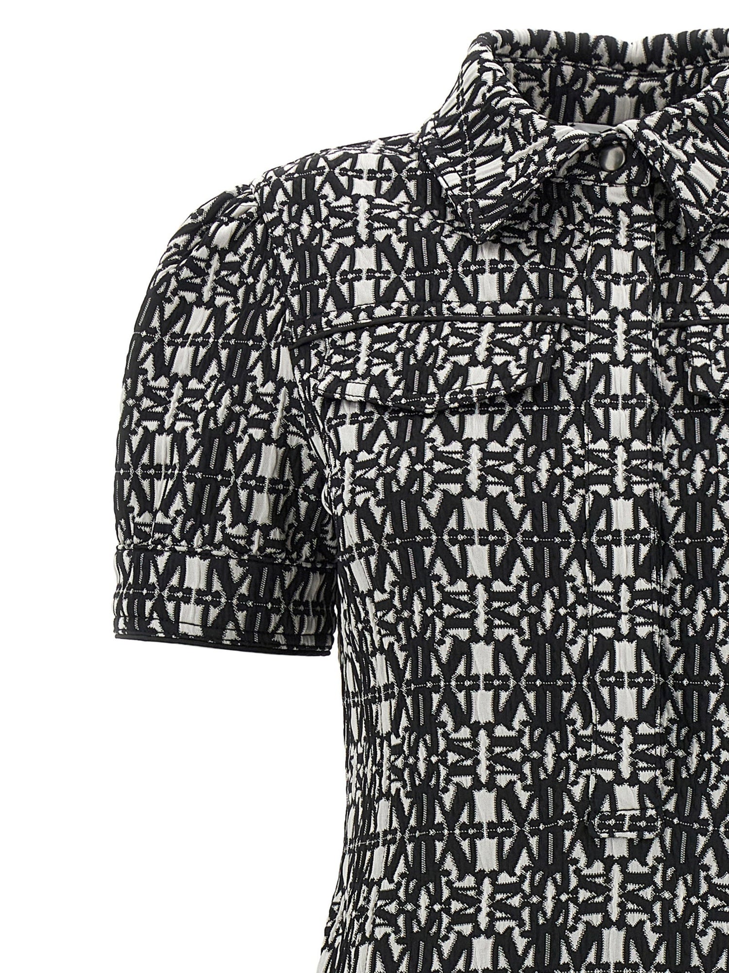 Max Mara Cesy Dress White/black