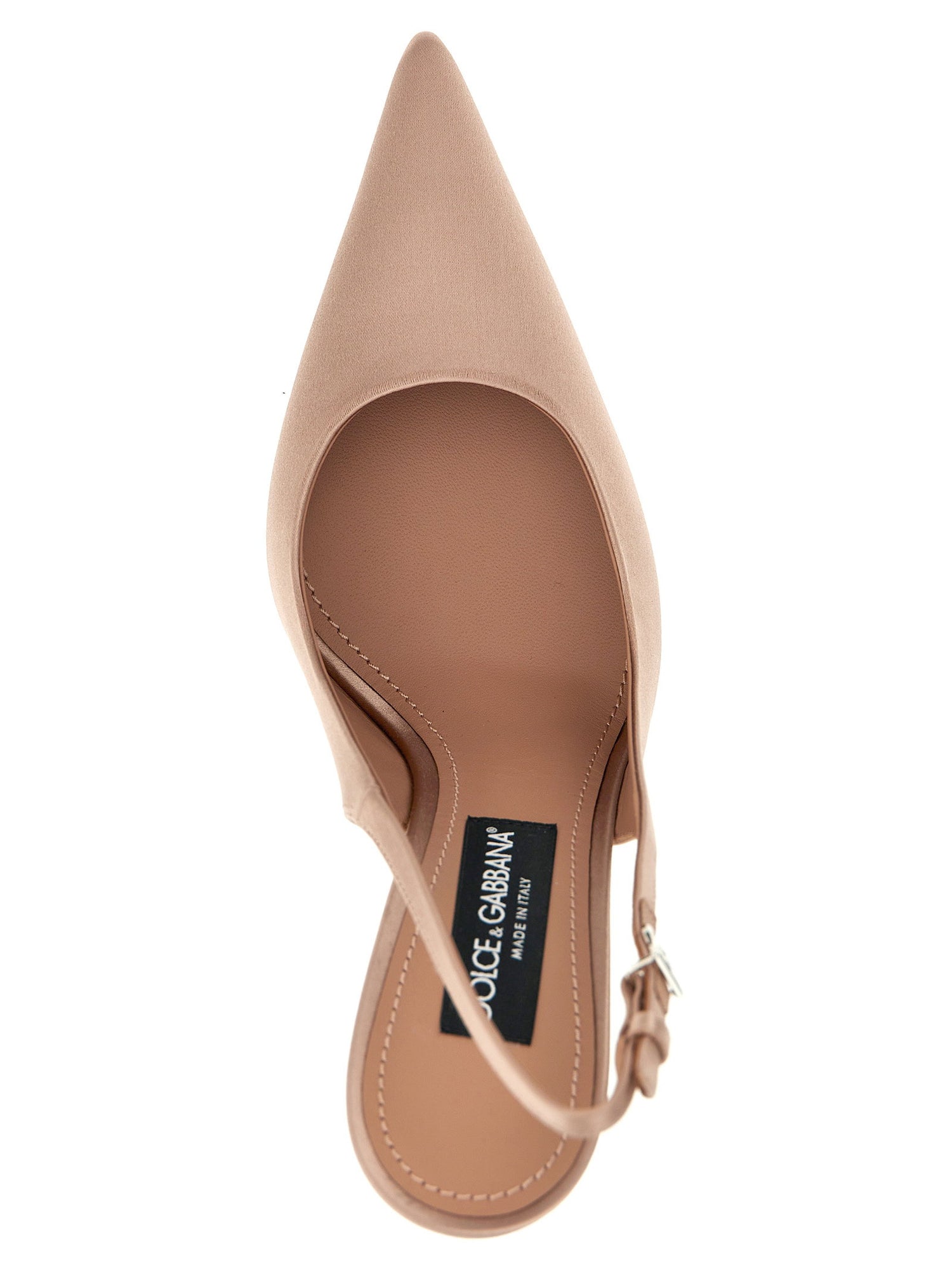 Dolce &amp; Gabbana Satin Slingbacks Pink