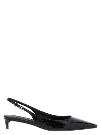Dolce &amp; Gabbana Mun Slingback Black