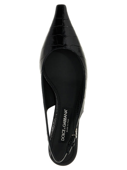 Dolce &amp; Gabbana Mun Slingback Black