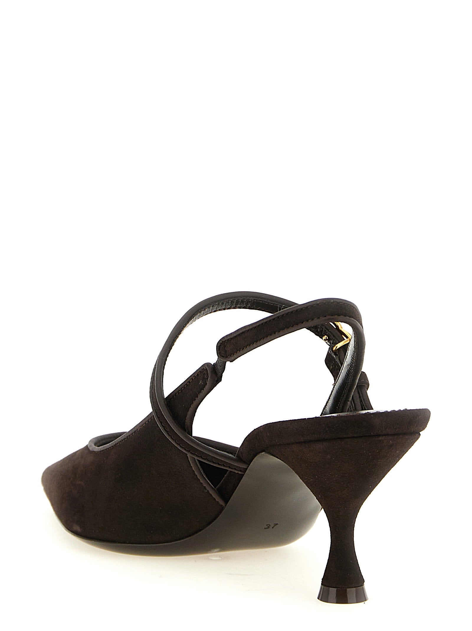 Dolce &amp; Gabbana Suede Slingbacks Brown
