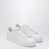 Dolce & Gabbana White Leather Portofino Sneakers with Contrasting Logo White