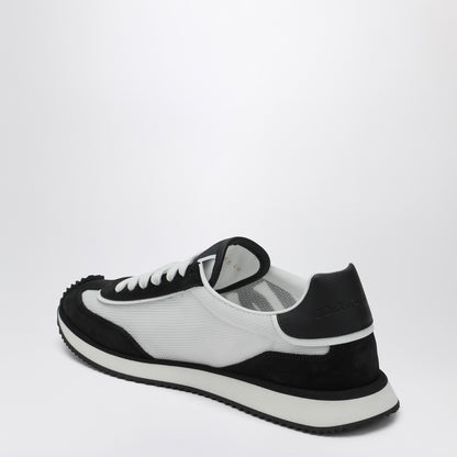 Dolce &amp; Gabbana White and Black DG Cushion Sneakers White