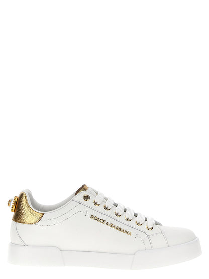 Dolce &amp; Gabbana Portofino Sneakers Gold