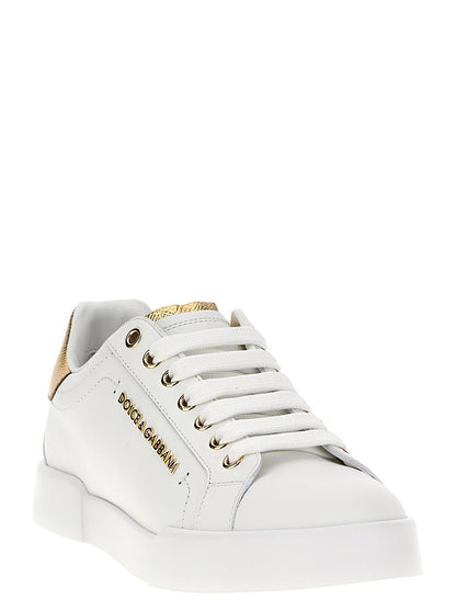 Dolce &amp; Gabbana Portofino Sneakers Gold