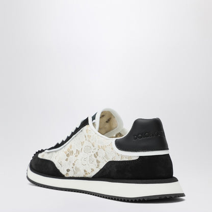 Dolce &amp; Gabbana White Chunky Sole Sneakers with Logo Detailing White