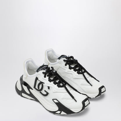 Dolce &amp; Gabbana Day Faster Low-Top Sneakers in Black and White White
