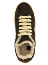 Dolce & Gabbana Shearling Low.top Sneakers Brown