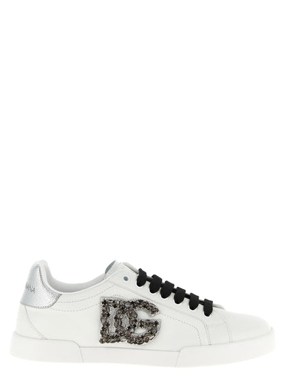 Dolce &amp; Gabbana Portofino Sneakers Silver