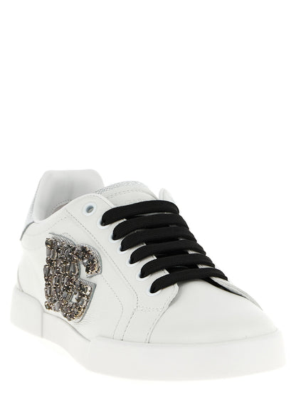 Dolce &amp; Gabbana Portofino Sneakers Silver