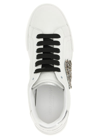 Dolce &amp; Gabbana Portofino Sneakers Silver