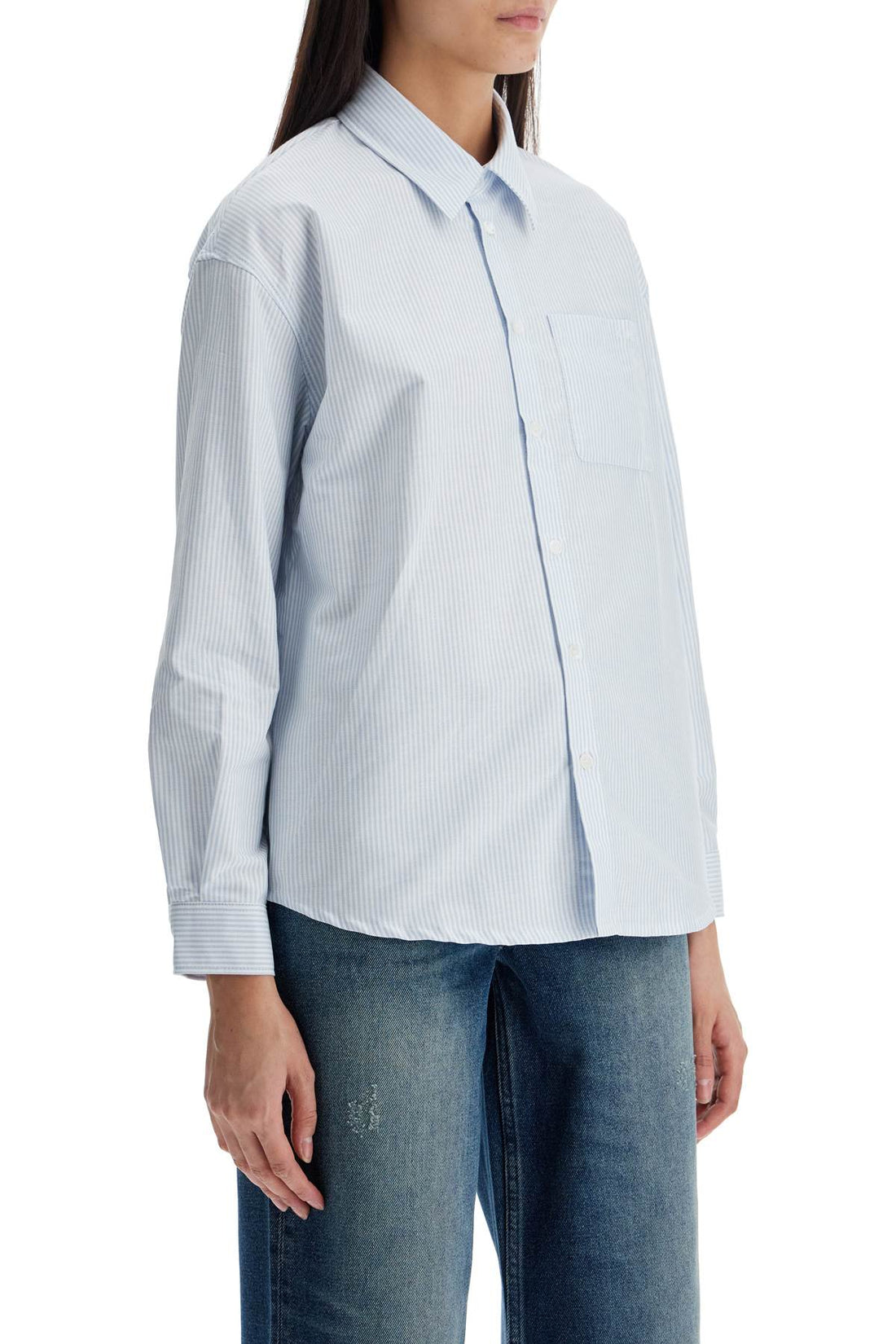 Boyfriend shirt with pocket detail