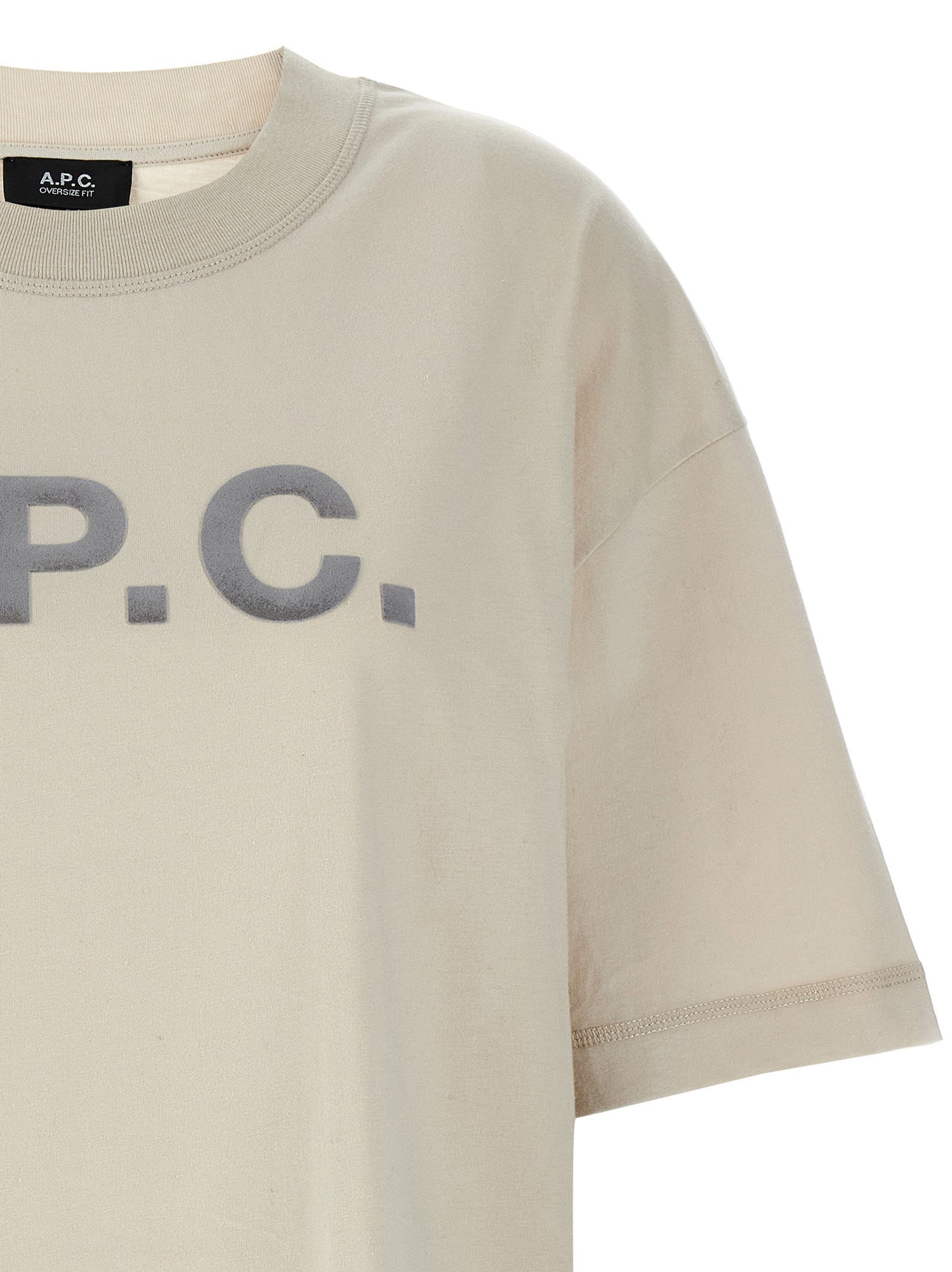A.p.c. Oversize Grand Vpc T-shirt Beige