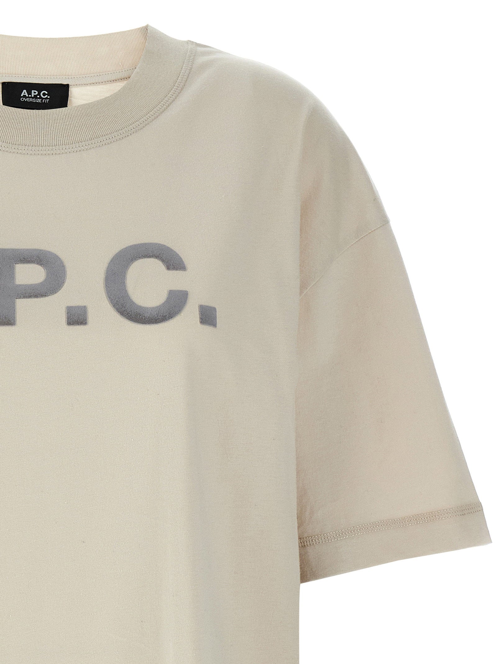 A.p.c. Oversize Grand Vpc T-shirt Beige