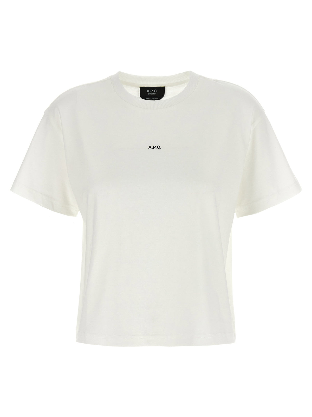 A.p.c. Boxy Micro Logo T-shirt White/black