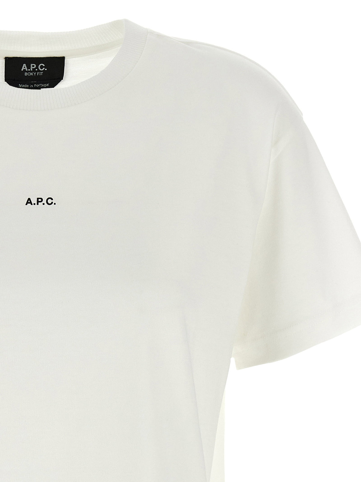 A.p.c. Boxy Micro Logo T-shirt White/black