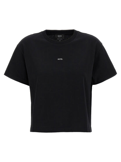 A.p.c. Boxy Micro Logo T-shirt White/black