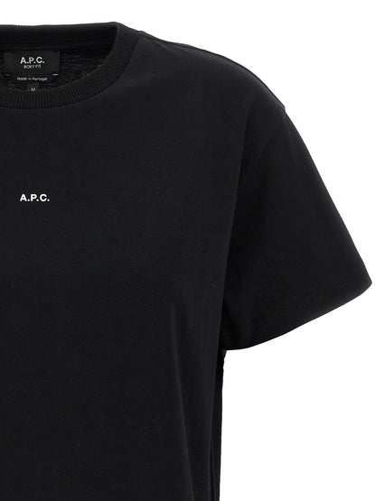A.p.c. Boxy Micro Logo T-shirt White/black