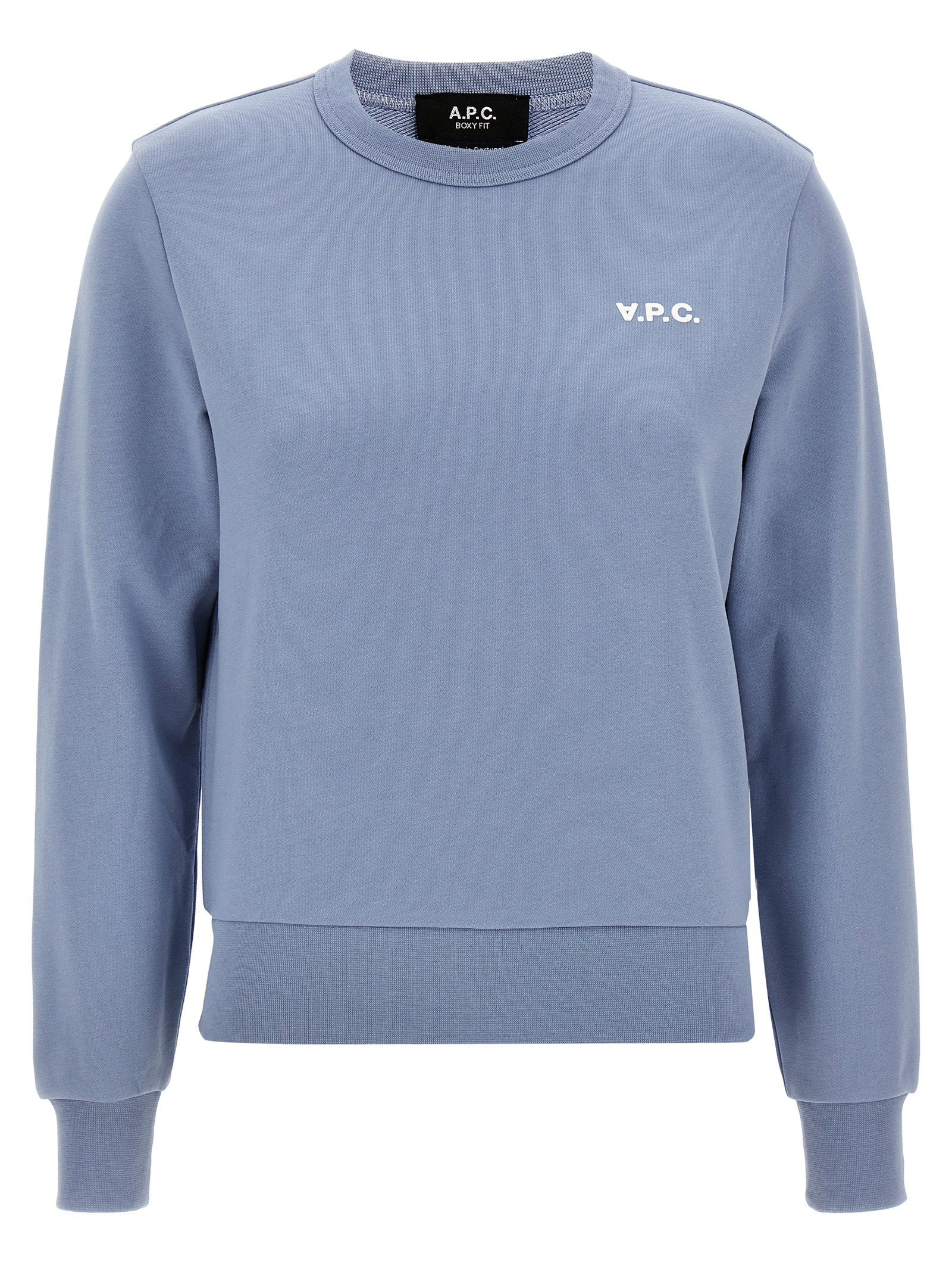 A.p.c. Boxy Petit Vpc Sweatshirt Light blue