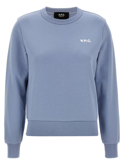 A.p.c. Boxy Petit Vpc Sweatshirt Light blue