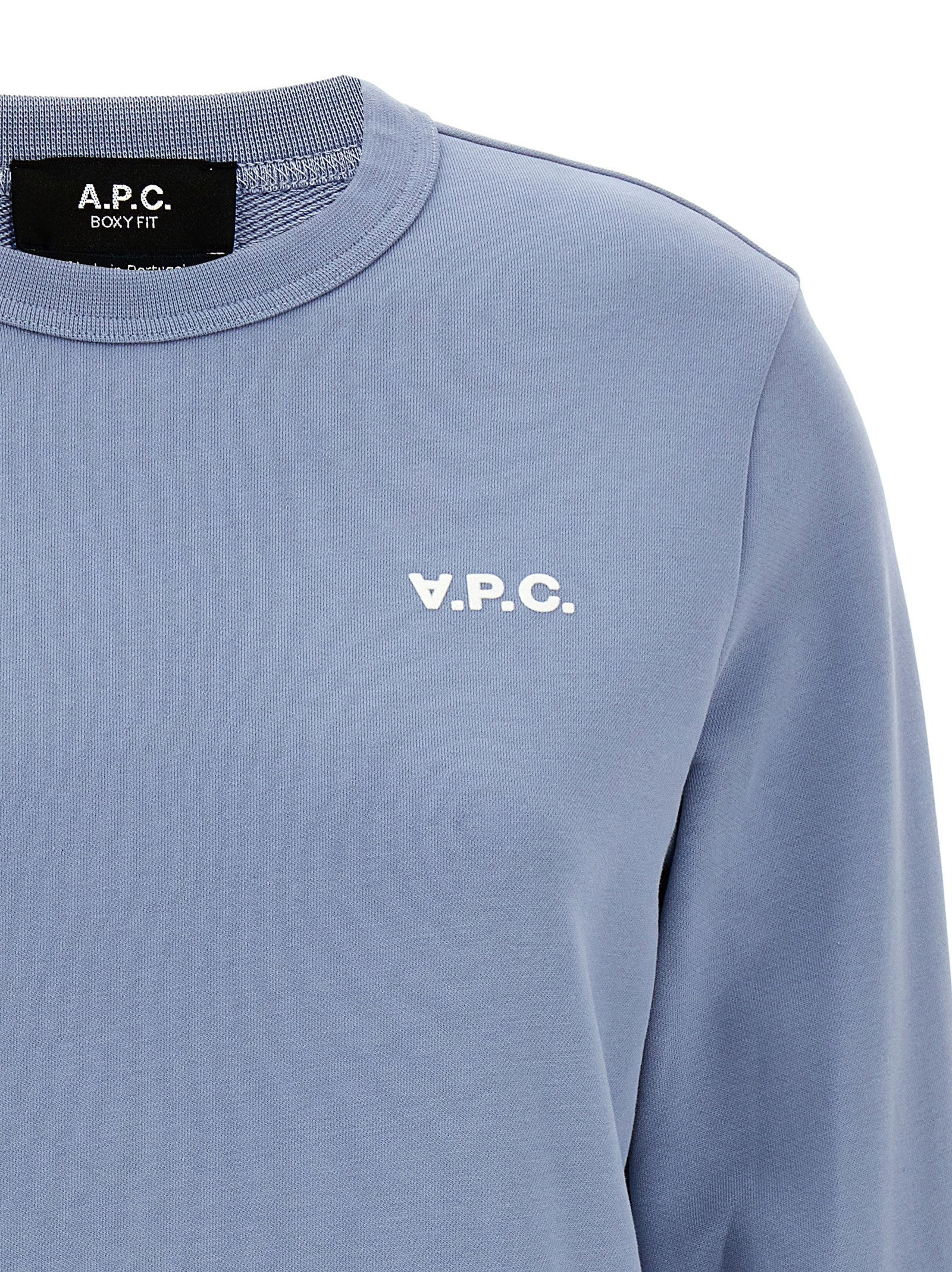 A.p.c. Boxy Petit Vpc Sweatshirt Light blue