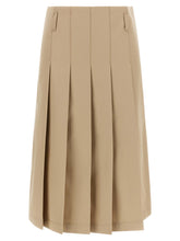 A.p.c. Pleated Skirt Beige
